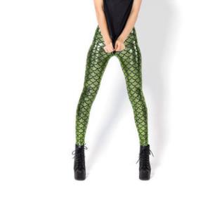 What Kinda Mermaid Are You? - 10 Colourful Fish Scale Leggings