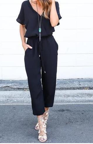 Long Jumpsuit with Belt