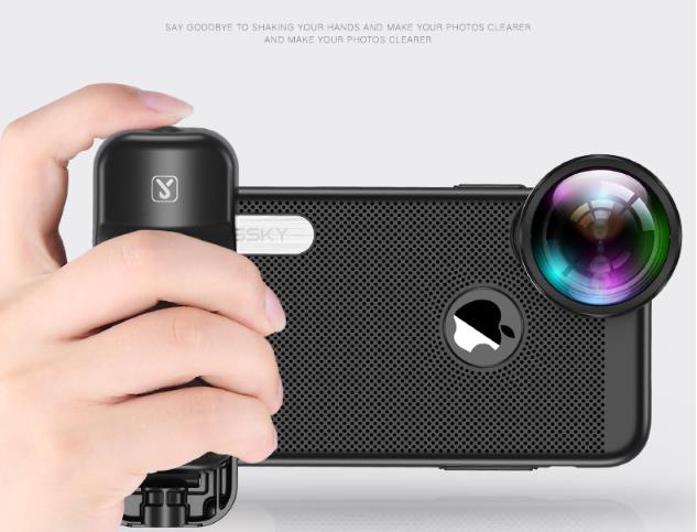 Ulanzi Selfie Booster Handle Grip Bluetooth Photo Stablizer Holder with Shutter Release for iPhone X 8 7 Xiaomi Huawei Samsung