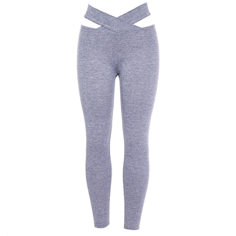 Elastic leggings sweatpants