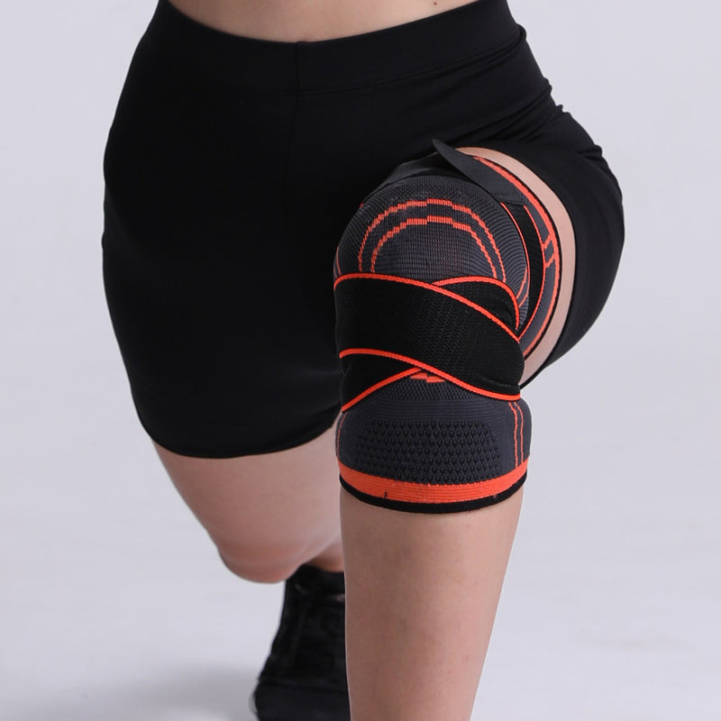 Protective sports kneepad running bandage