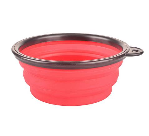 Dog Bowl Portable Foldable Collapsible Silicone Pet Cat Dog Food Water Feeding Travel Bowl