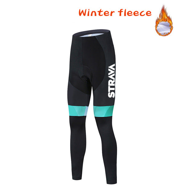 Warm Polar Fleece Cycling Jersey Men's Jersey Suit