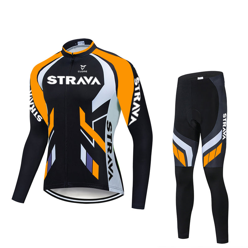 Long Sleeve Cycling Jersey Suit Men's Cycling Wear