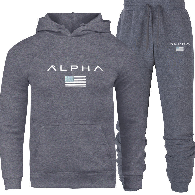 Men's Hooded Sweatshirt Set