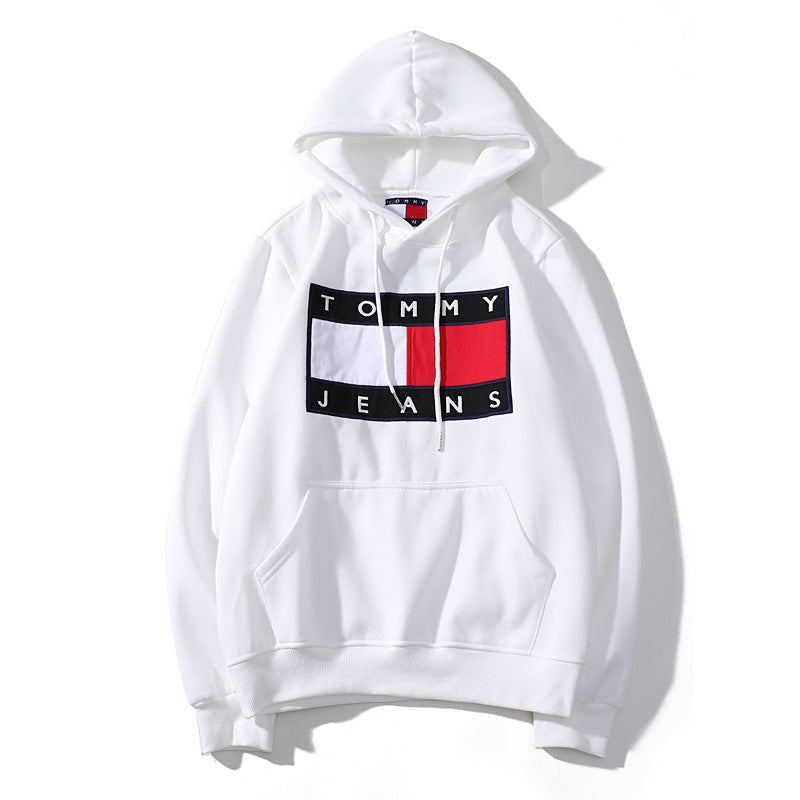 Oversized plus fleece hooded sweatshirt