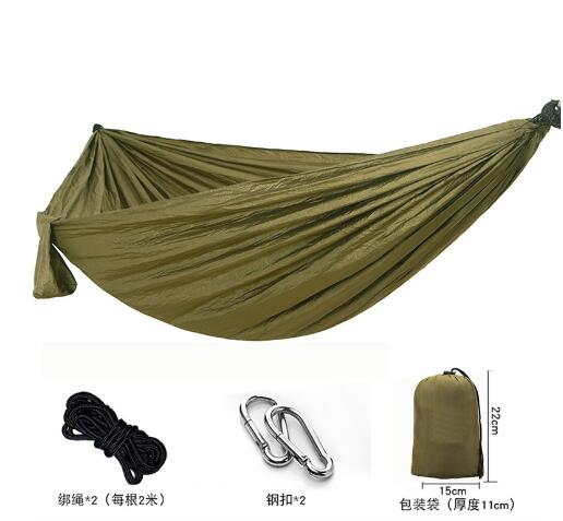 Portable Hammock Double Person Camping Survival Garden Swing Hunting Hanging Sleeping Chair Travel Furniture Parachute Hammocks