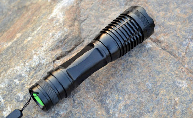 XML T6 Zoom Spotlight LED Flashlight Torch Hunting Tactical Flashlight 5 Mode 18650 Flashlight Fl