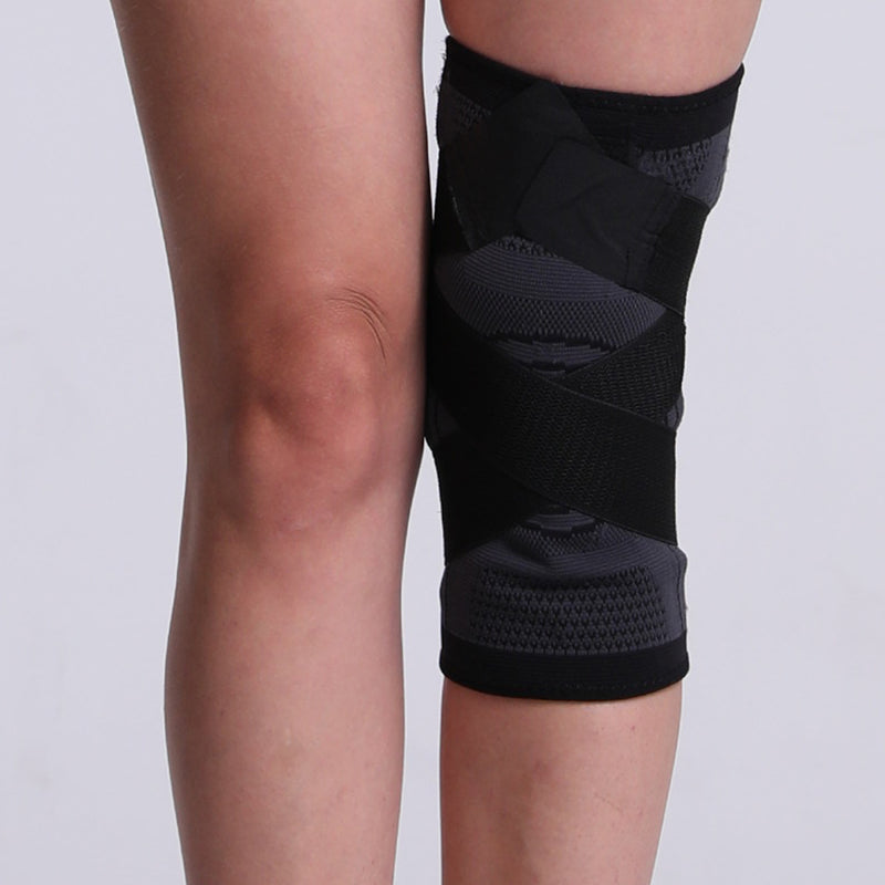 Protective sports kneepad running bandage