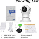 Câmera IP Inteligente de Segurança Doméstica Sem Fio, Webcam Noturna, HD 1080P, Wi-Fi, Áudio Bidirecional, Rede de Vigilância