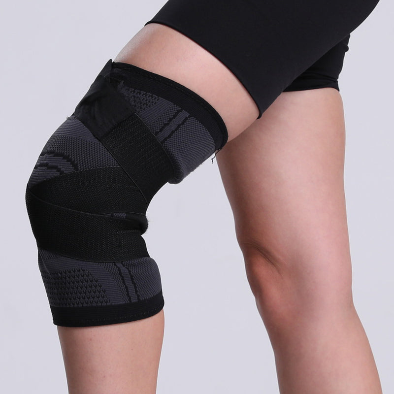 Protective sports kneepad running bandage