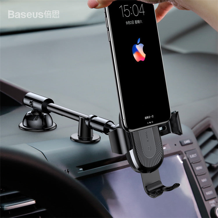 QI Wireless Charger Gravity Car Holder For iPhone X 8 Quick Charge Wireless Car Phone Holder Charger For Samsung S9 S8