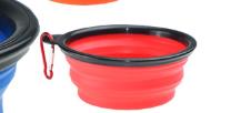 Dog Bowl Portable Foldable Collapsible Silicone Pet Cat Dog Food Water Feeding Travel Bowl