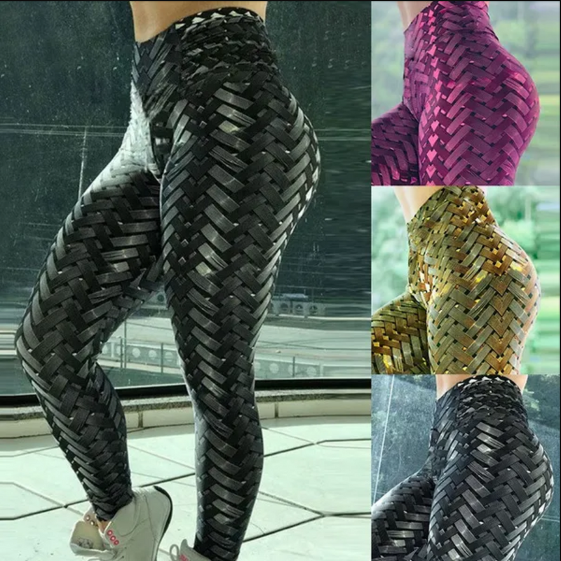 Calça Legging Levanta Bumbum Cintura Alta para Mulheres, Legging Modeladora Fitness